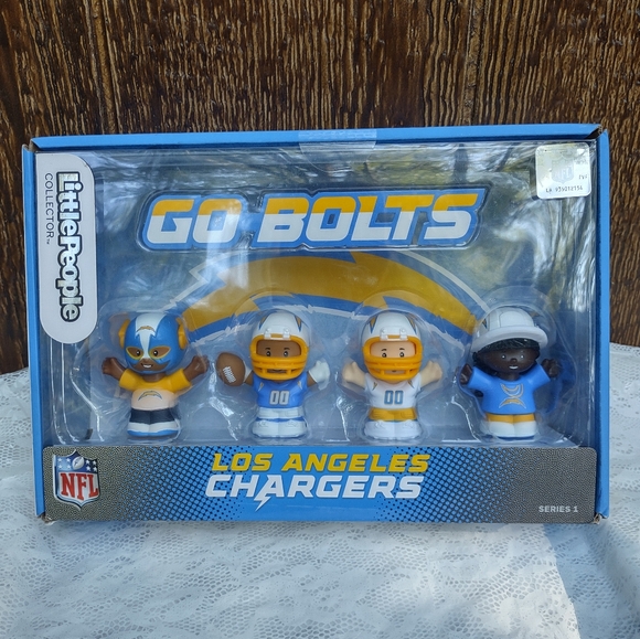 Fisher-Price Little People Collector NFL Los Angeles Chargers Figure 4-Pack - Picture 1 of 4